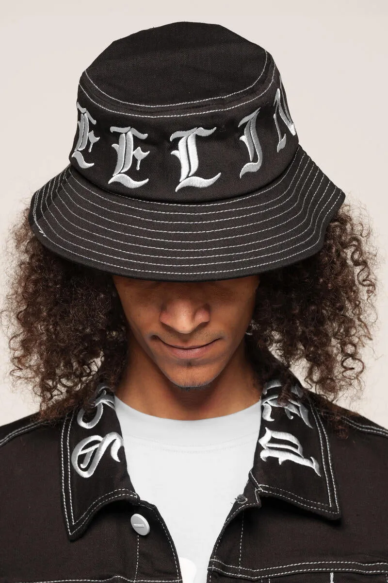 PHEELINGS DEFYING ODDS BUCKET HAT (JET BLACK/WHITE)