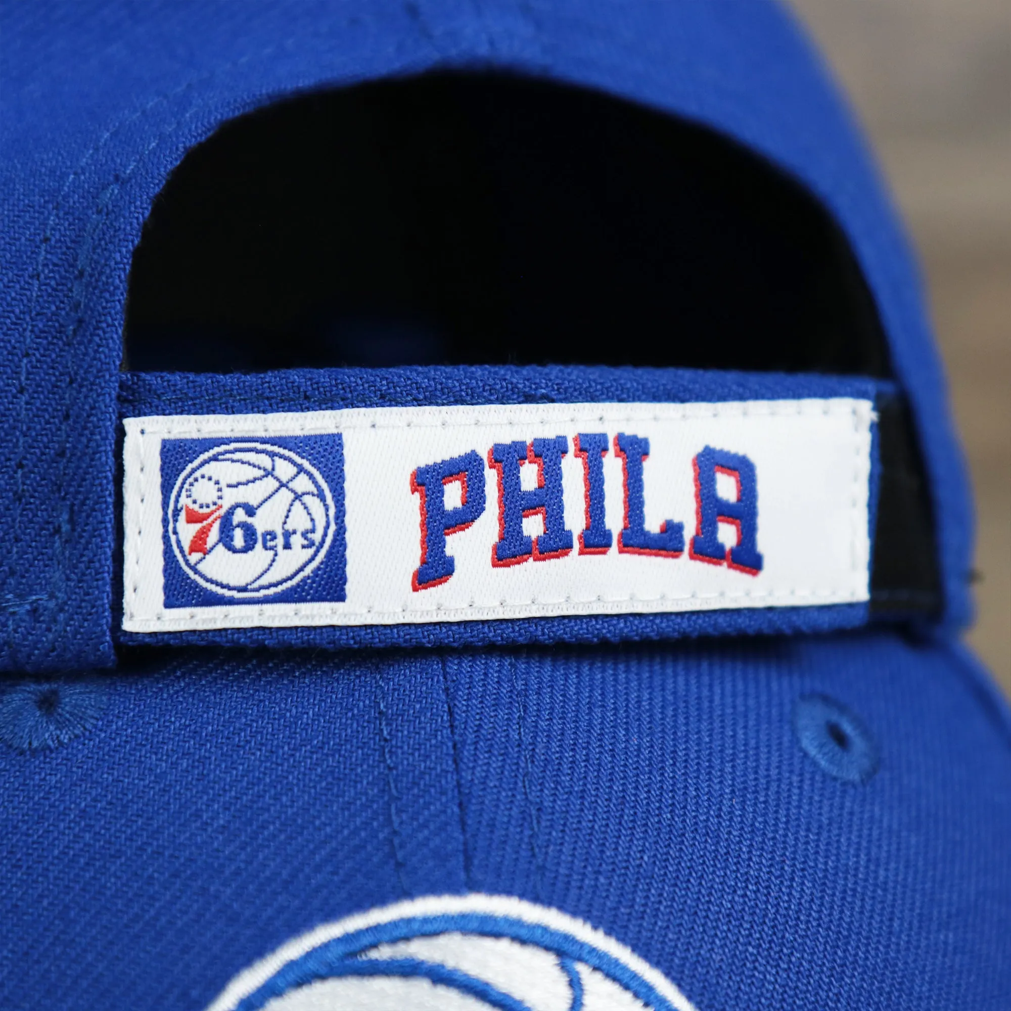 Philadelphia 76ers Blue Adjustable Youth 9Forty Dad Hat