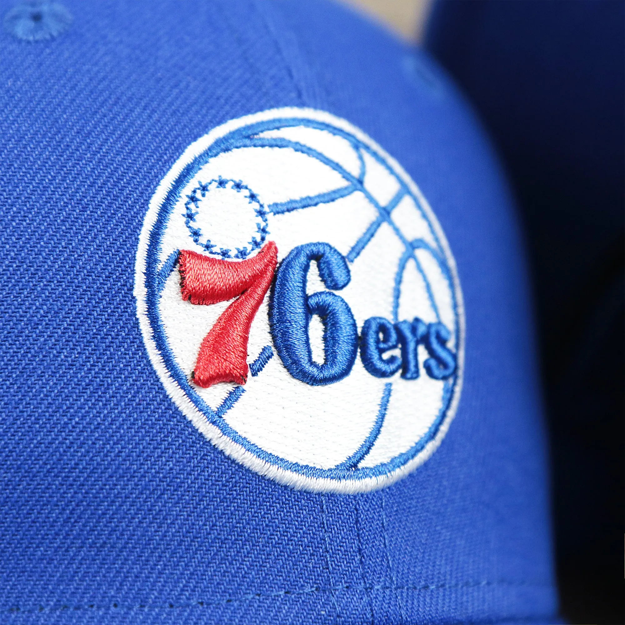 Philadelphia 76ers Blue Adjustable Youth 9Forty Dad Hat