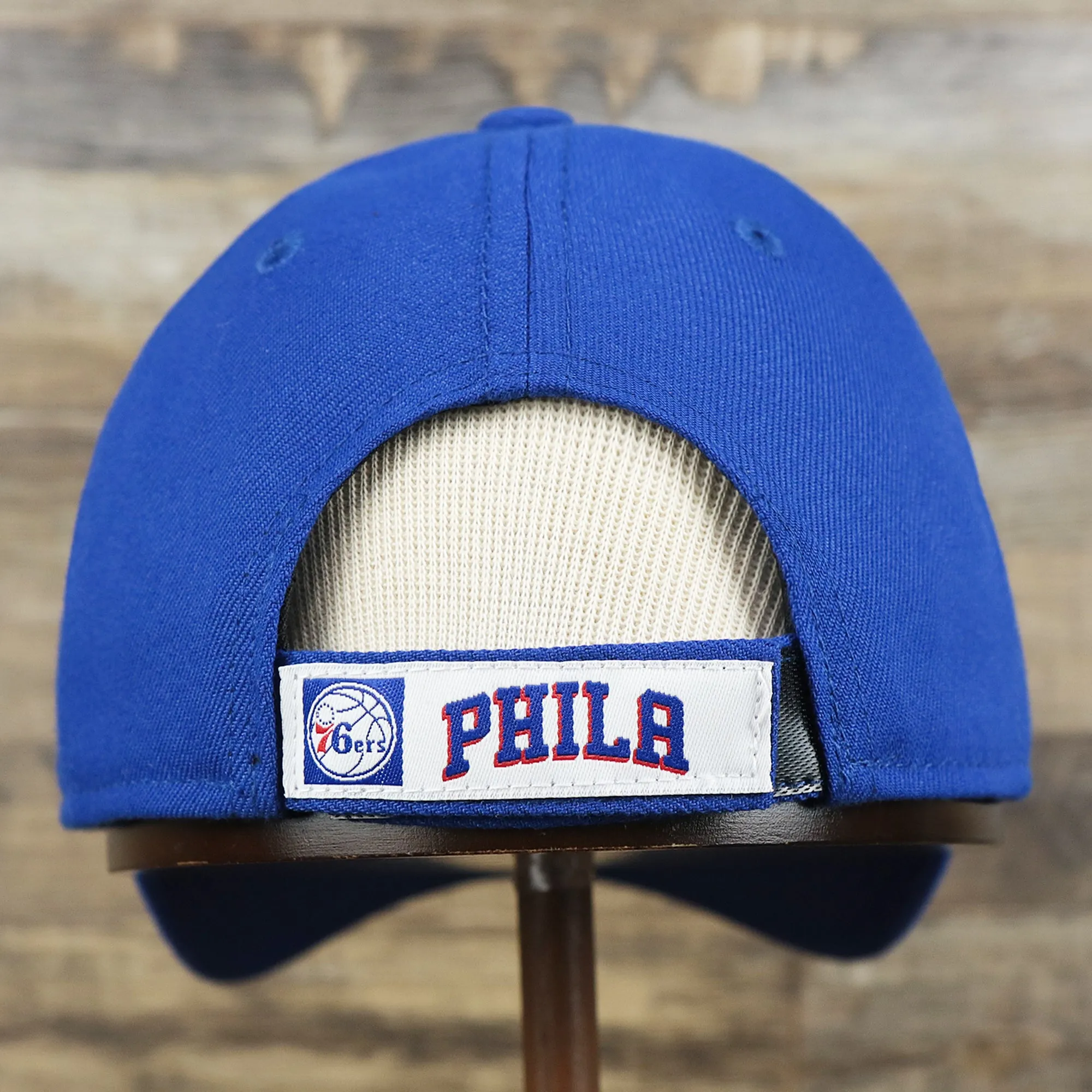 Philadelphia 76ers Blue Adjustable Youth 9Forty Dad Hat