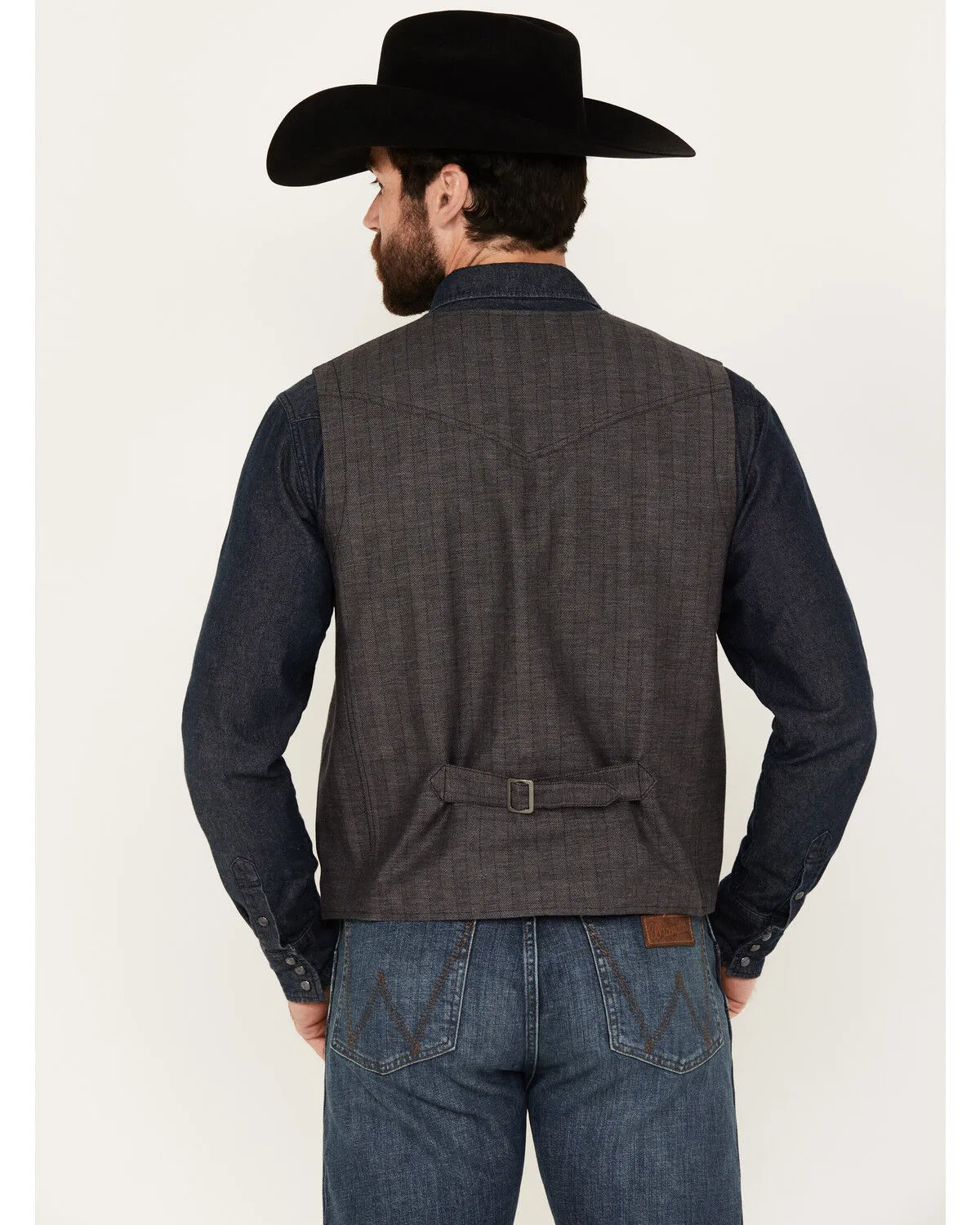 Product Name:  Moonshine Spirit Men's Herringbone Button-Down Wool Vest