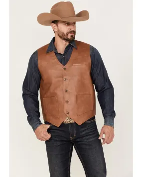 Product Name:  Moonshine Spirit Men's Redhawk Woven Button Down Western Vest