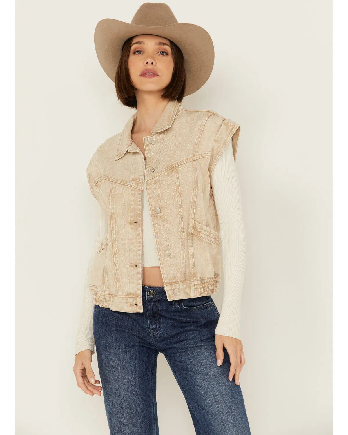 Product Name:  Revel Women's Button-Down Denim Vest