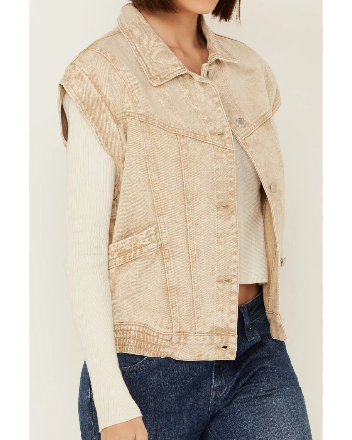 Product Name:  Revel Women's Button-Down Denim Vest