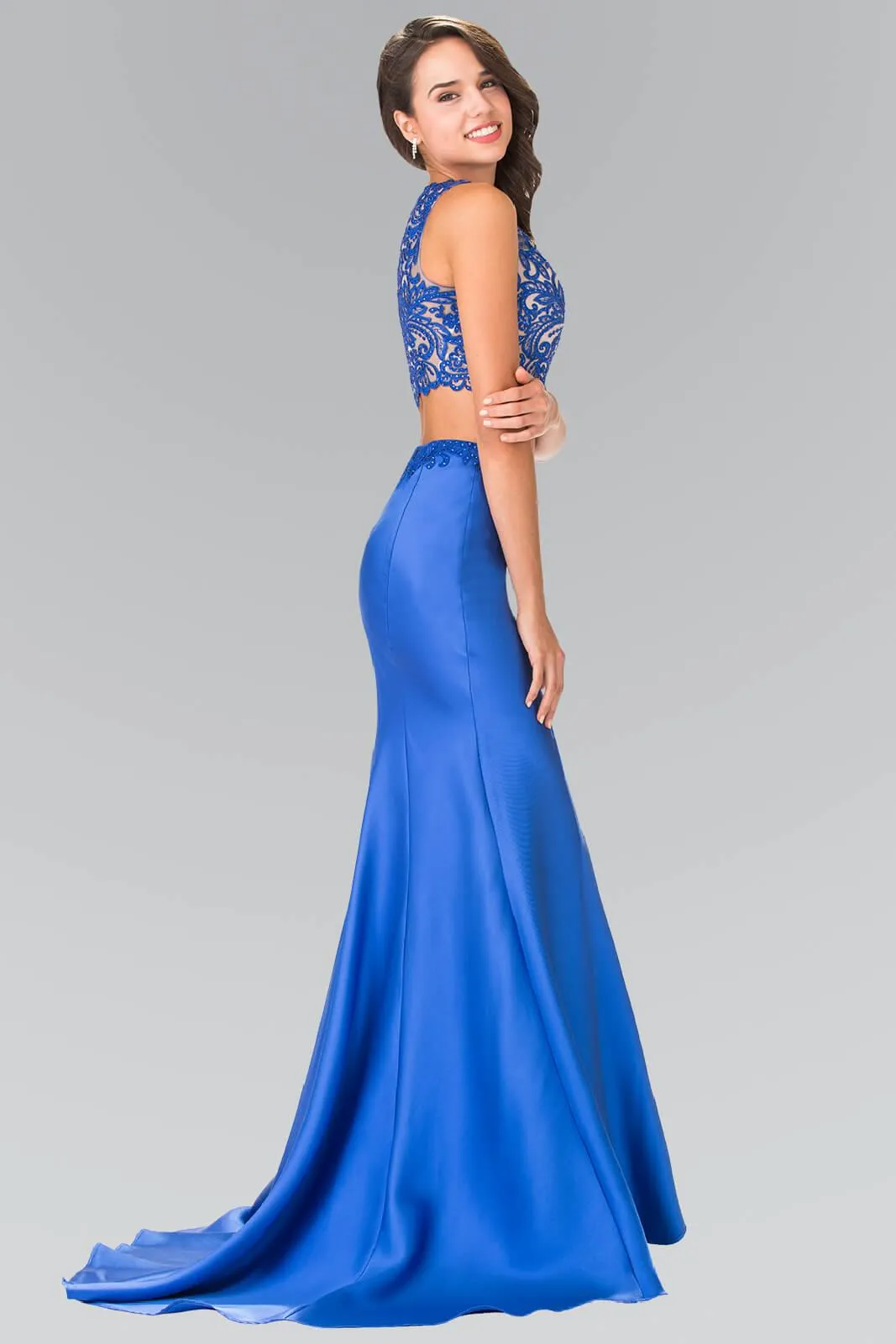 Prom 2 Piece Trumpet Homecoming Evening Long Gown