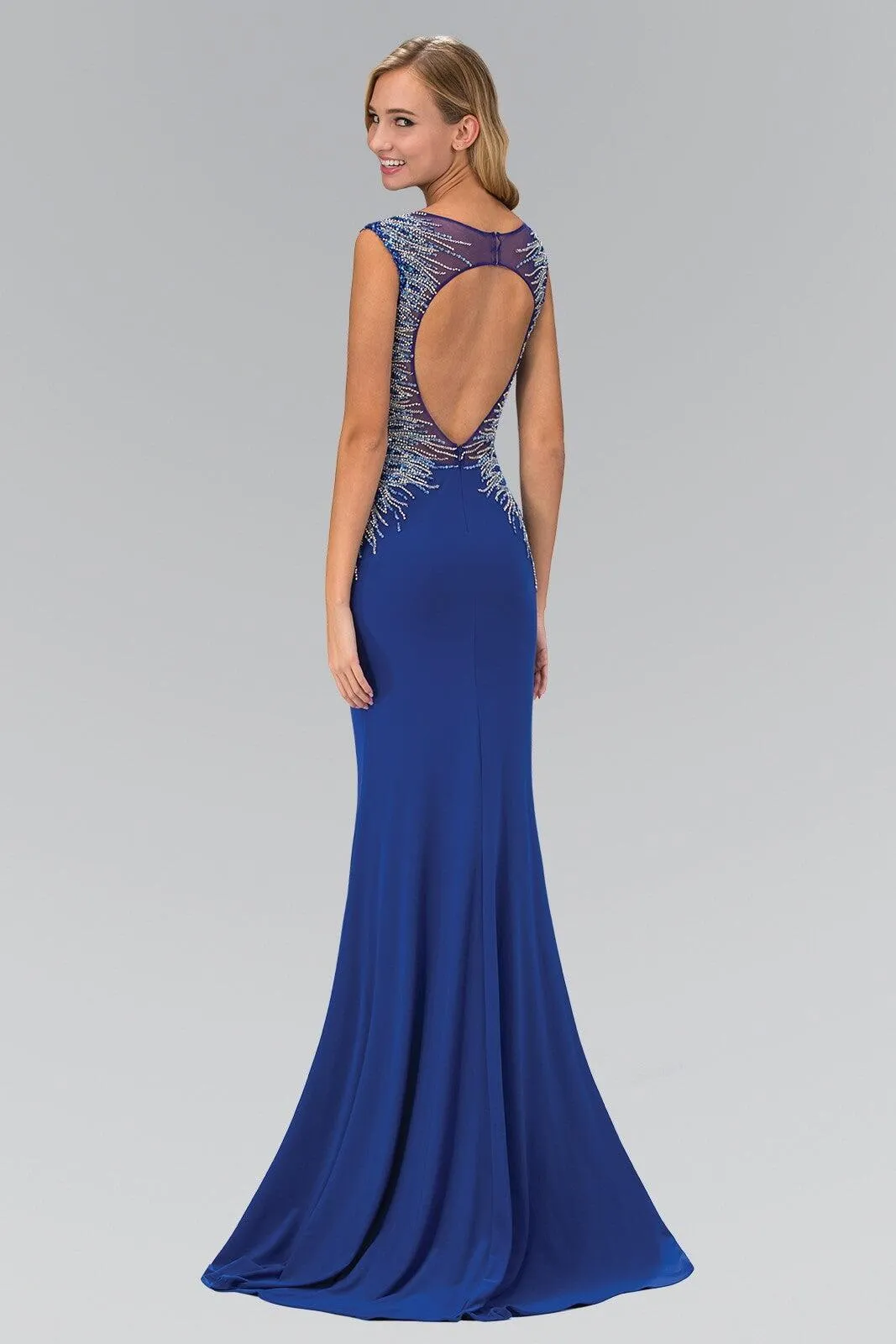 Prom Long Fitted Dress Evening Formal Gown