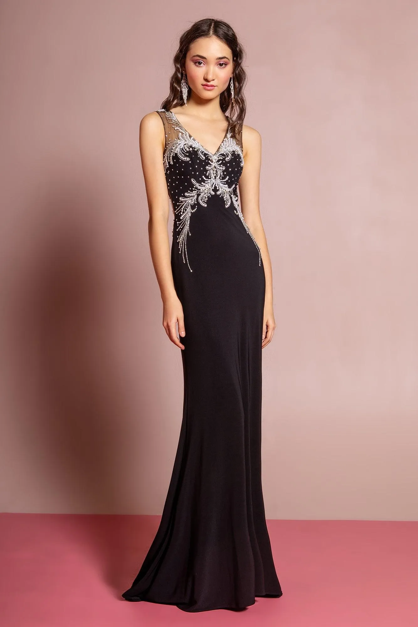 Prom Long Sleeveless Dress Evening Gown