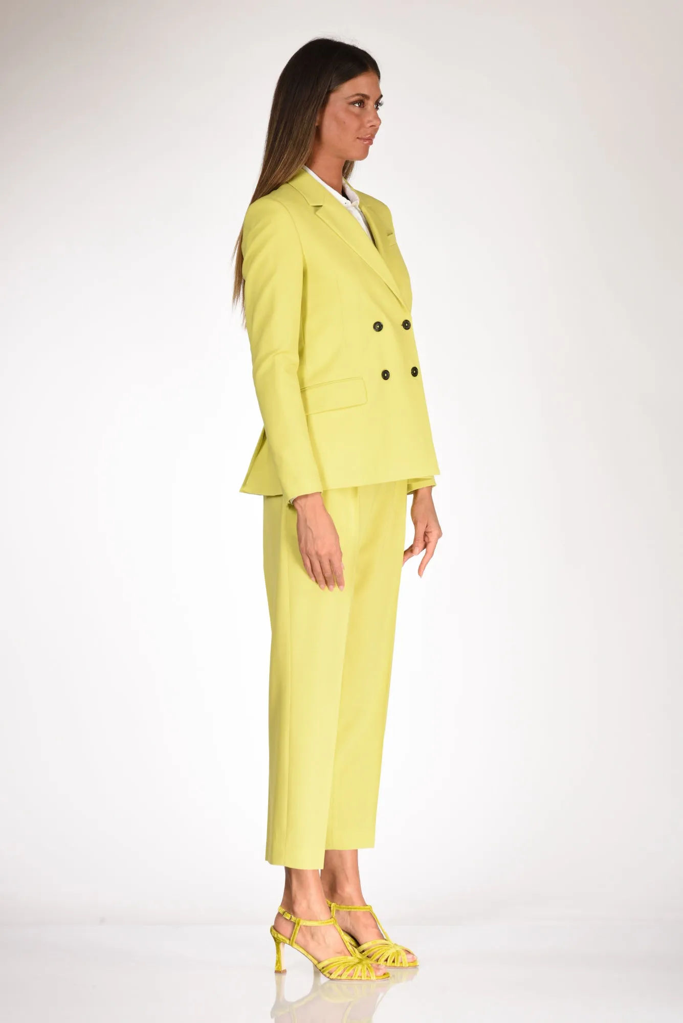 P.s. Paul Smith Blazer Doppiopetto Giallo Donna