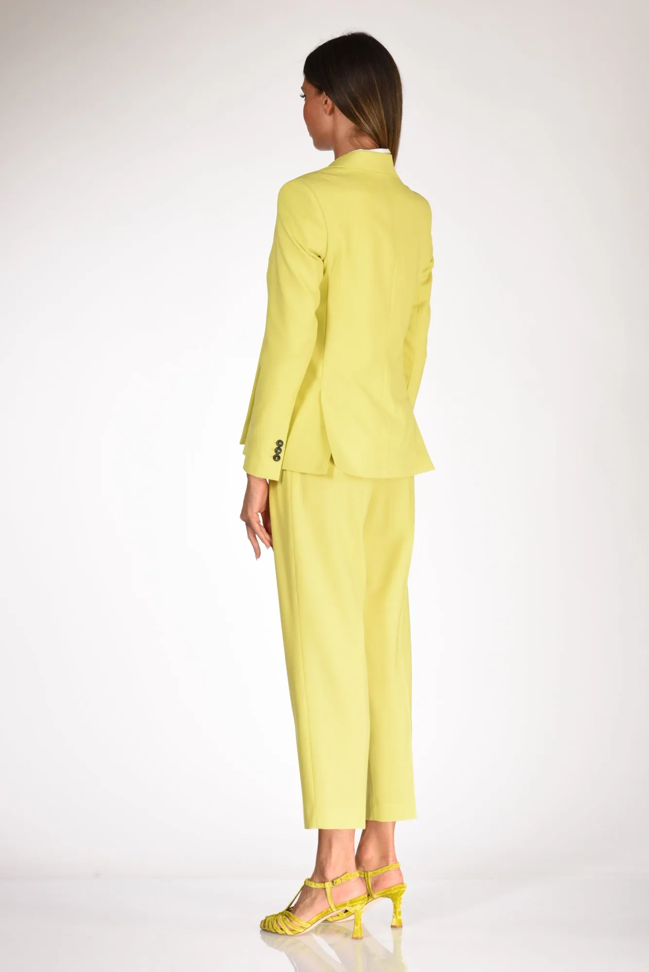 P.s. Paul Smith Blazer Doppiopetto Giallo Donna