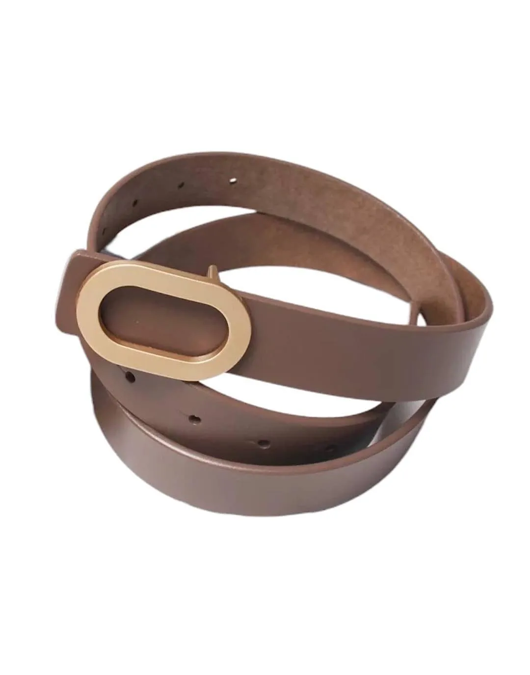 PU Leather Casual Buckled Belt