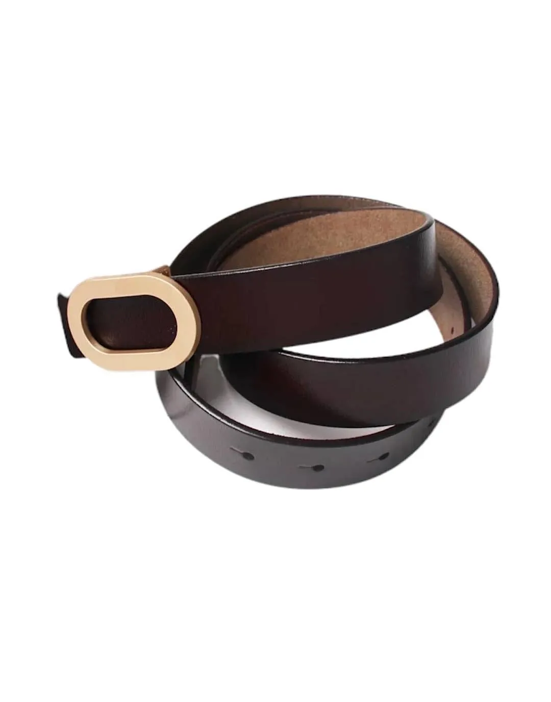 PU Leather Casual Buckled Belt