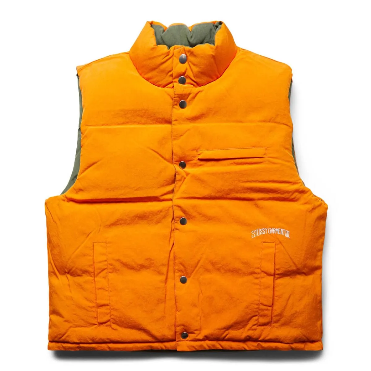 REV. DOWN WORKGEAR VEST OLIVE | Bodega