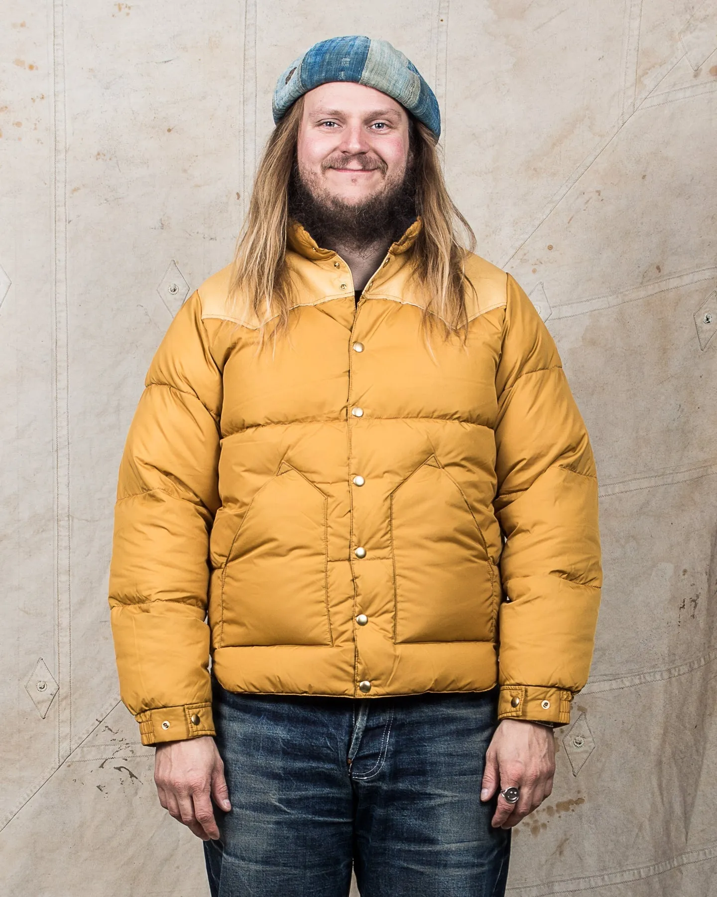 Rocky Mountain Featherbed Nylon Down Jacket Mustard