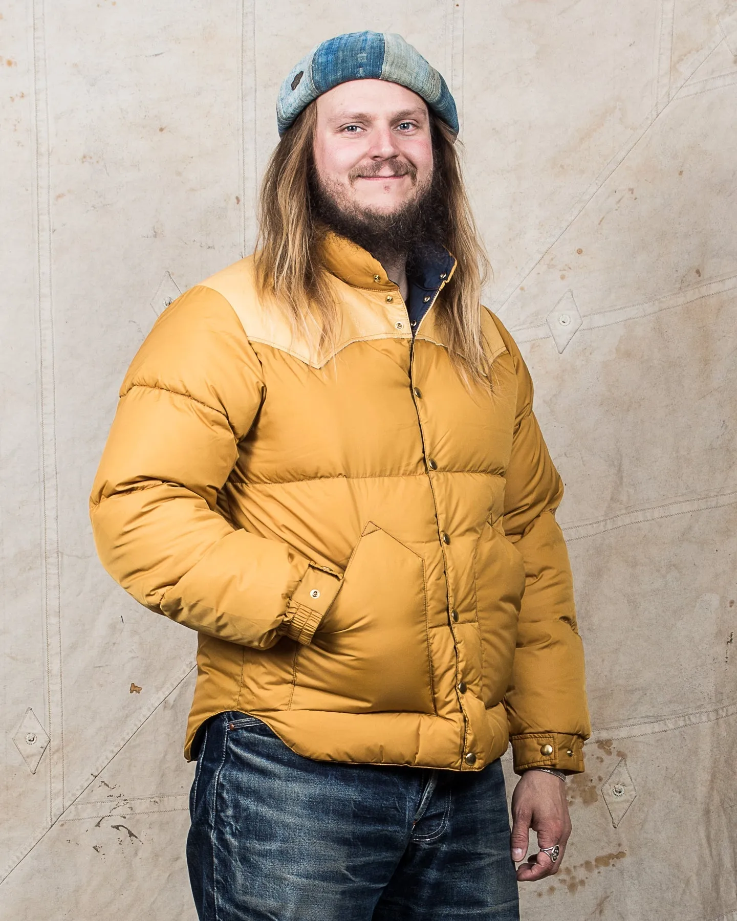 Rocky Mountain Featherbed Nylon Down Jacket Mustard