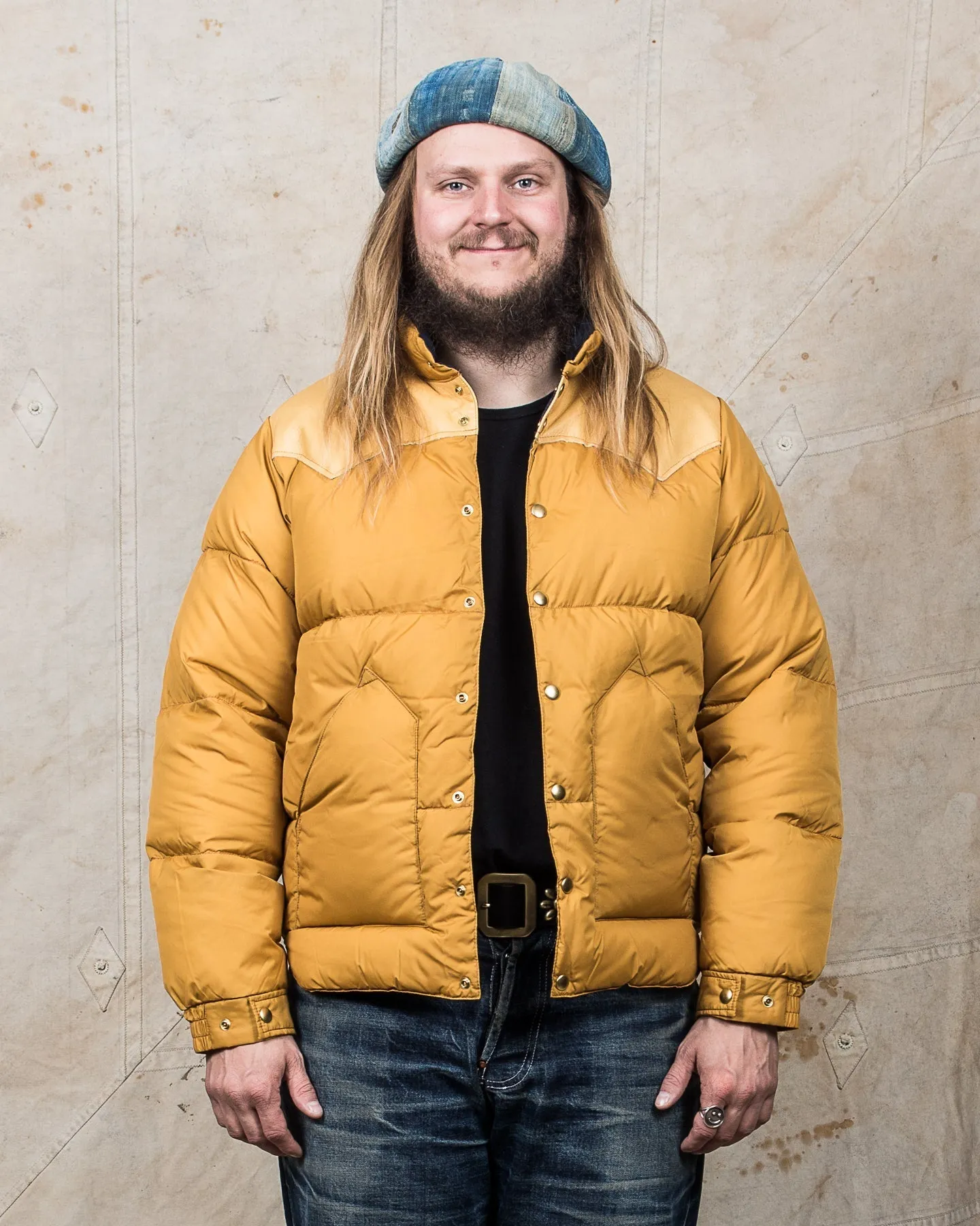 Rocky Mountain Featherbed Nylon Down Jacket Mustard