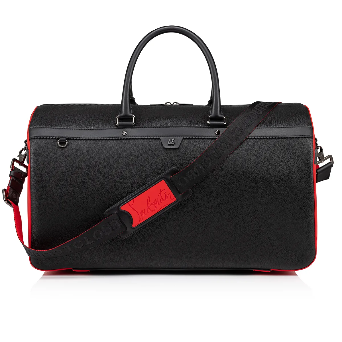 Ruisbuddy Duffle bag - Grained calf leather and rubber - Black