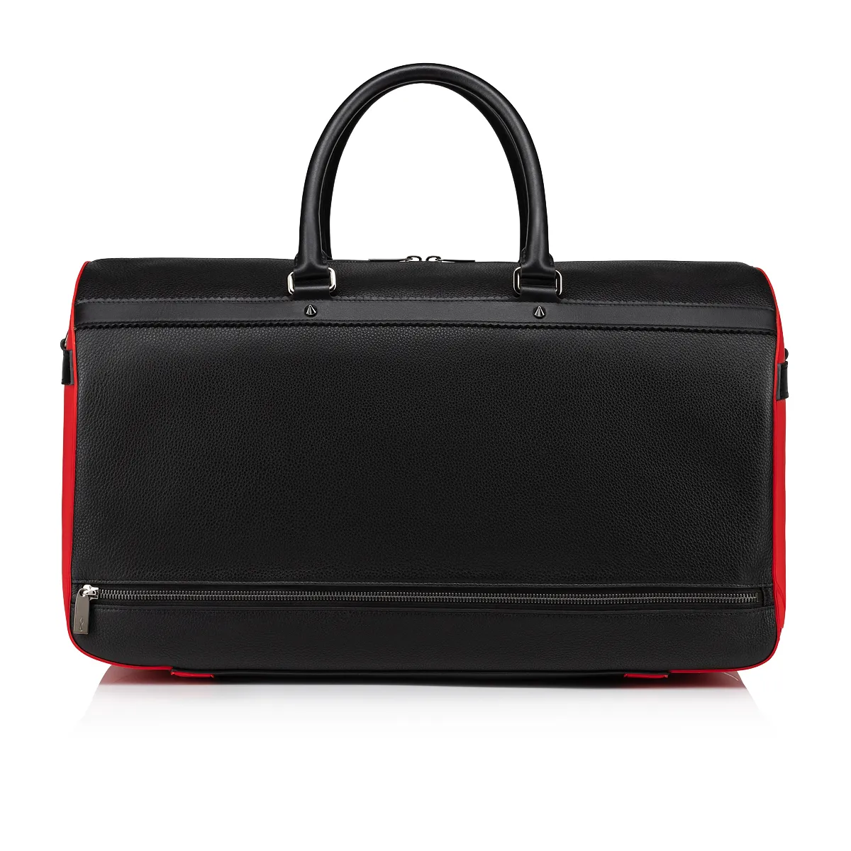 Ruisbuddy Duffle bag - Grained calf leather and rubber - Black