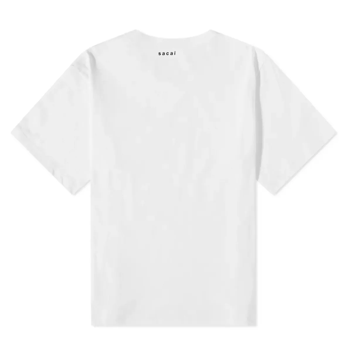 sacai  |Crew Neck Flower Patterns Unisex Street Style Plain Cotton