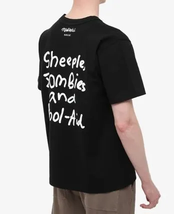 sacai  |Crew Neck Unisex Street Style Cotton Short Sleeves Logo