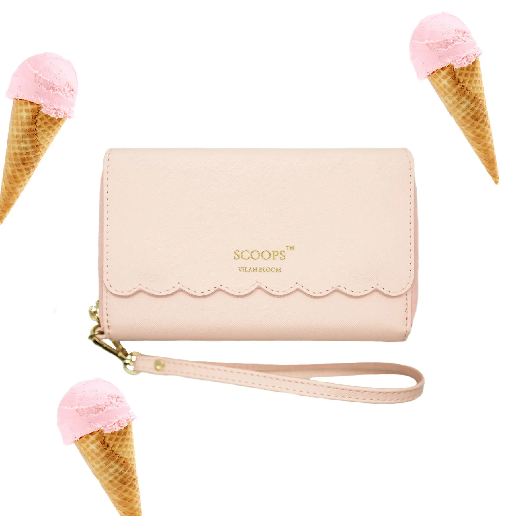 Scoops Wipes Wallet- Sundae Funday