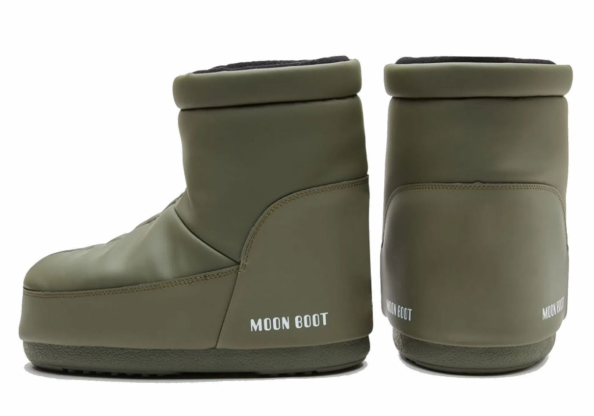 shoes Tecnica Moon Boot Icon Low No Lace Rubber - Khaki - women´s