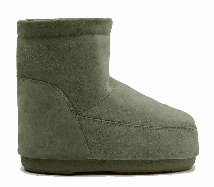 shoes Tecnica Moon Boot Icon Low No Lace Suede - Bamboo - women´s