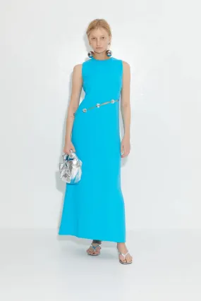 Simon Miller - Simm Sleeveless Crepe Dress - Blue Lagoon