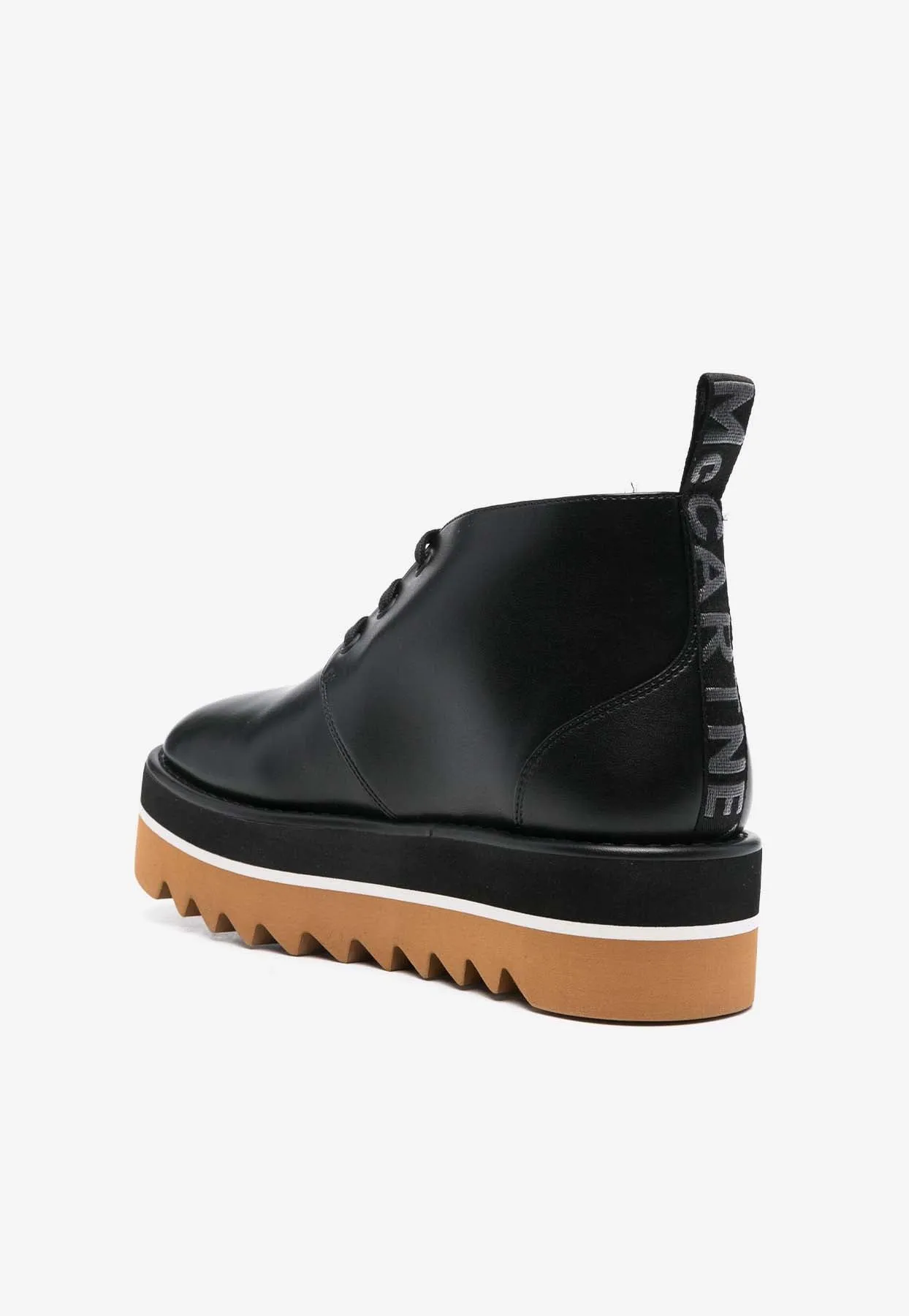 Sneak-Elyse Faux Leather Desert Boots