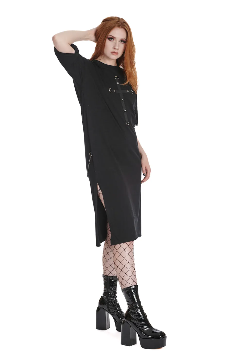 SPECTRAL NOIRE JERSEY DRESS