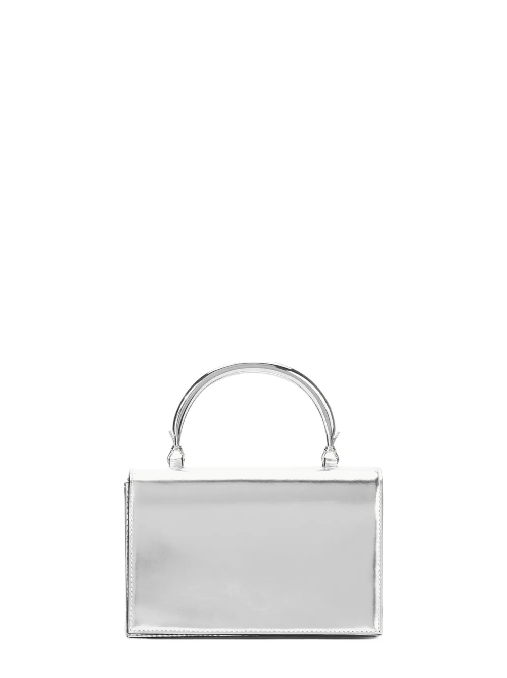 Staud Arc Evening Bag in Chrome