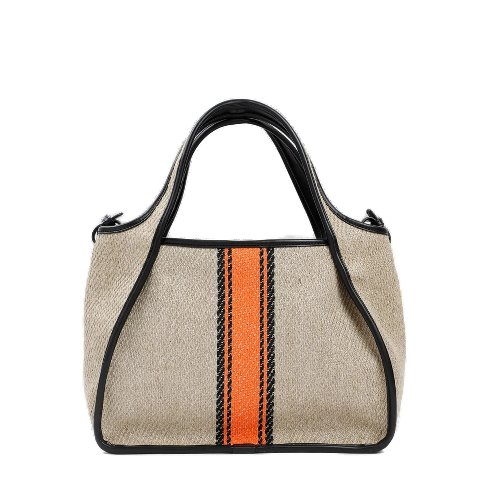 Stella McCartney Logo Embroidered Color-Block Tote Bag