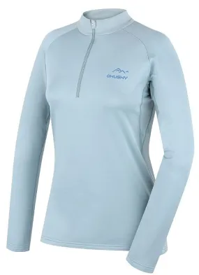 T-Shirt Husky Active Winter Tromi Zip LS - Faded Mint - women´s