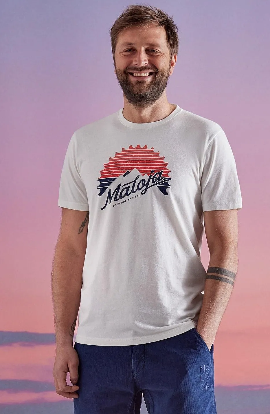 T-Shirt Maloja Antelao - Moonless - men´s