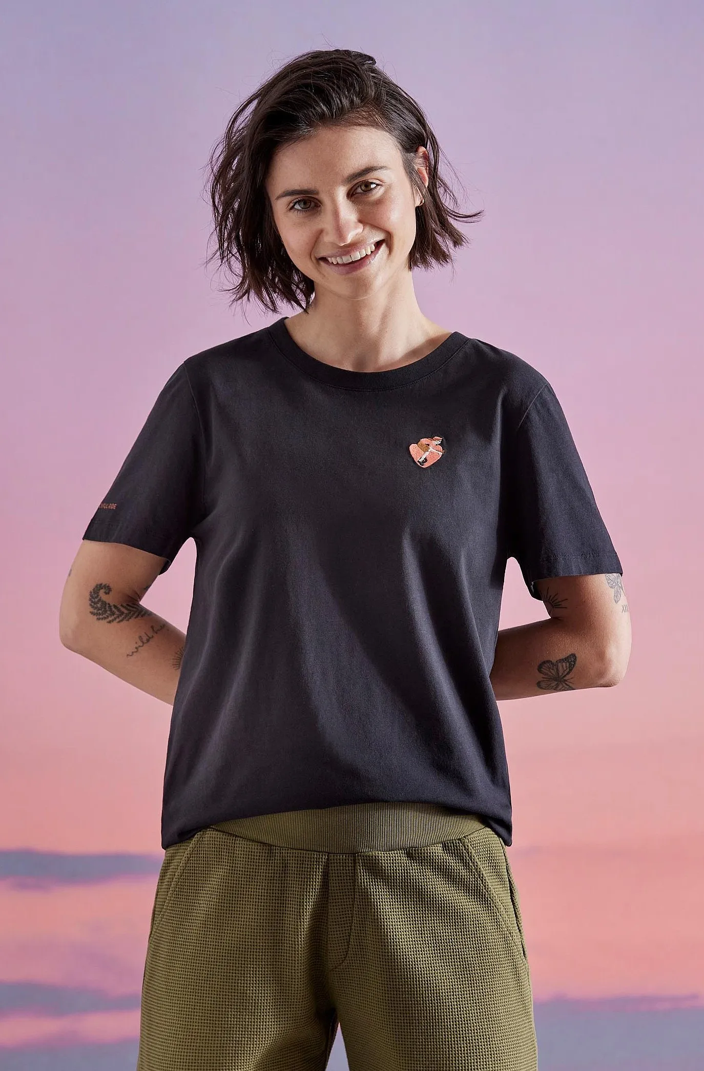 T-Shirt Maloja Saloneta - Moonless Bike Heart - women´s