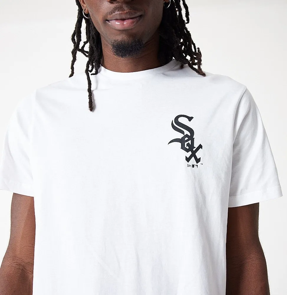 T-Shirt New Era Team Graphic BP MLB Chicago White Sox - White/Black - men´s