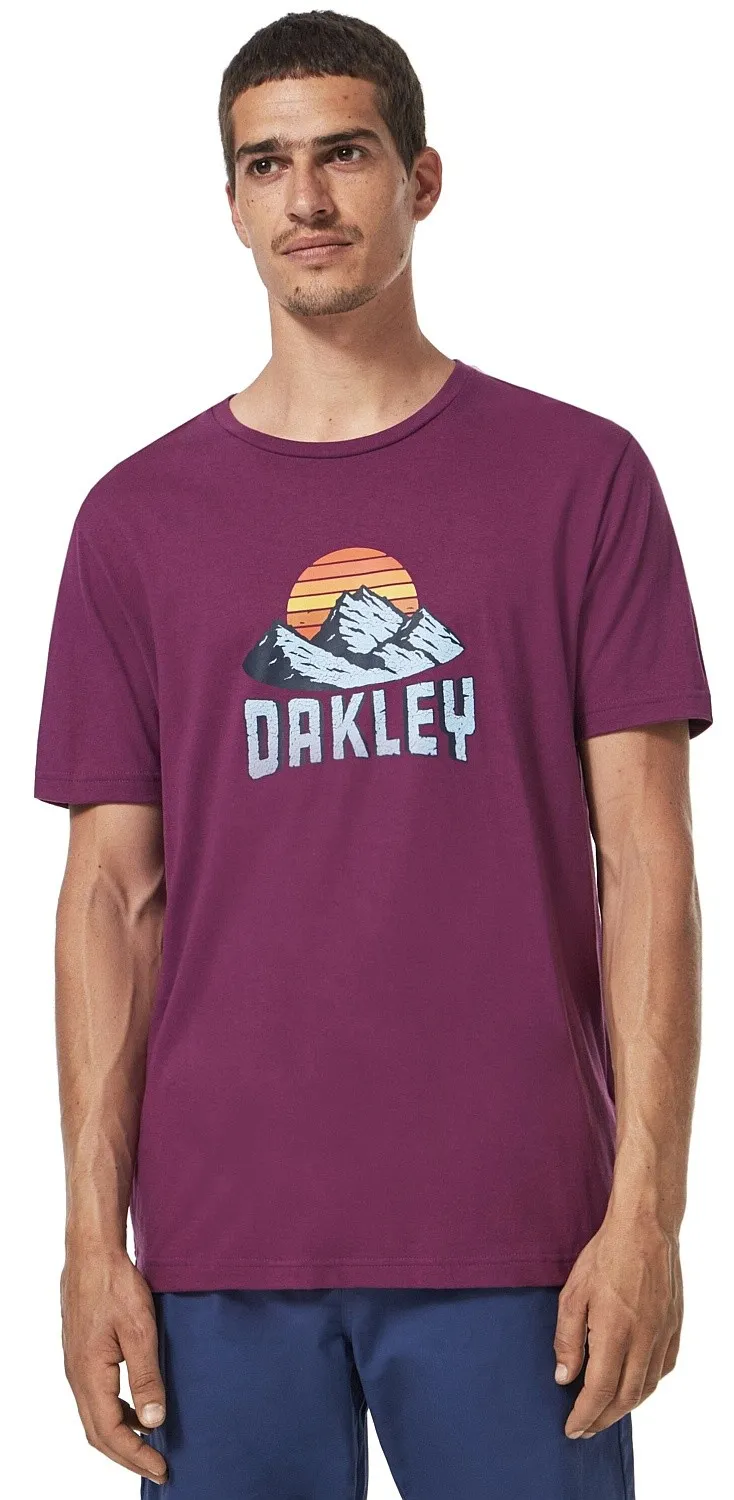 T-Shirt Oakley Matterhorn - Dark Purple - men´s