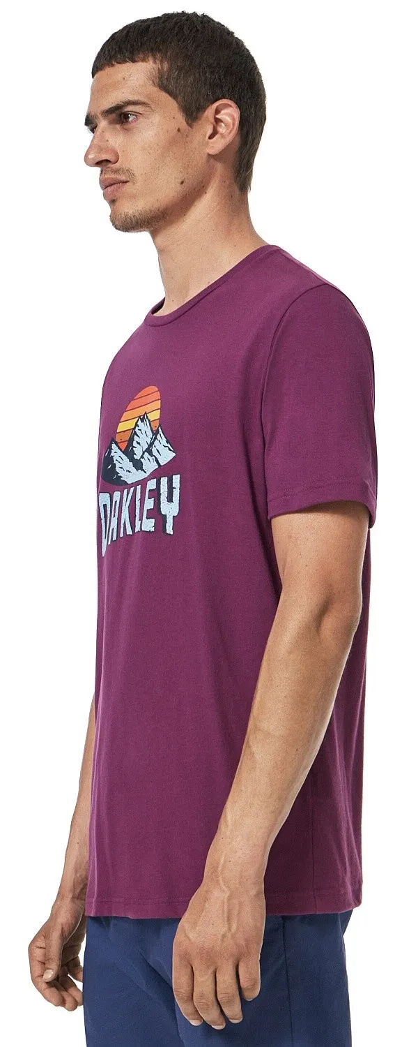 T-Shirt Oakley Matterhorn - Dark Purple - men´s