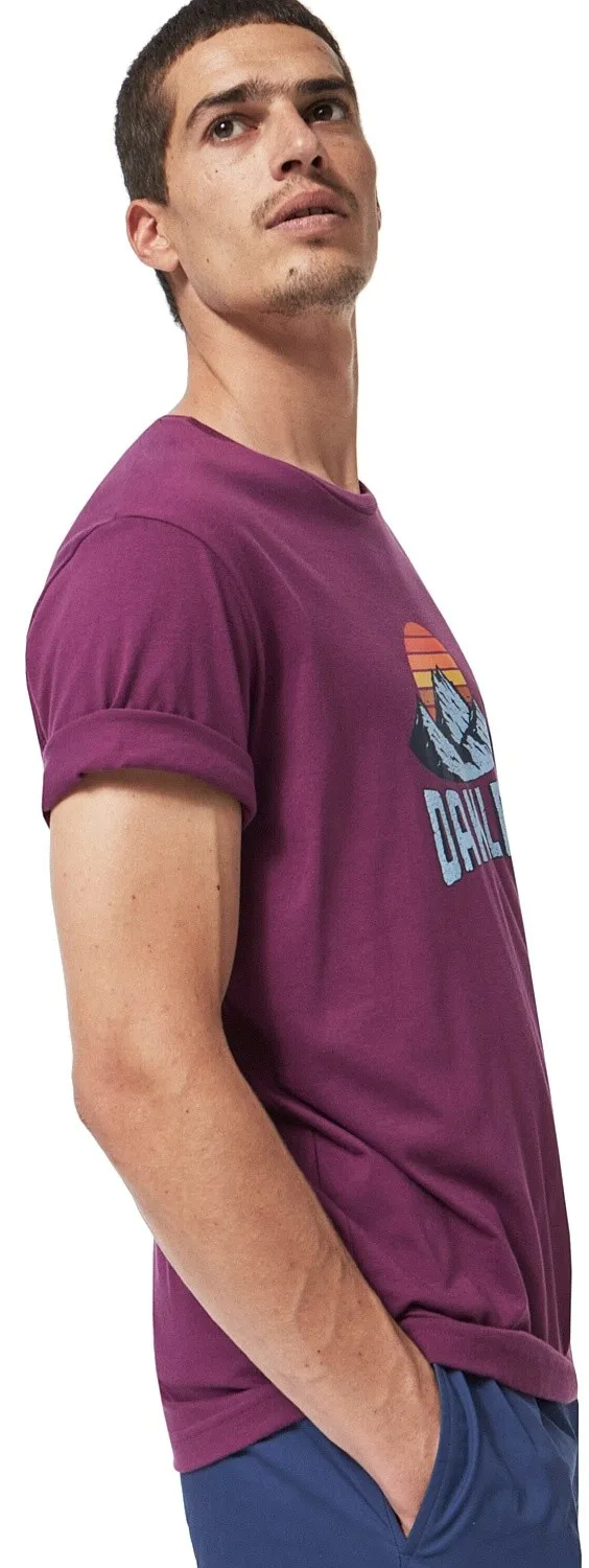 T-Shirt Oakley Matterhorn - Dark Purple - men´s