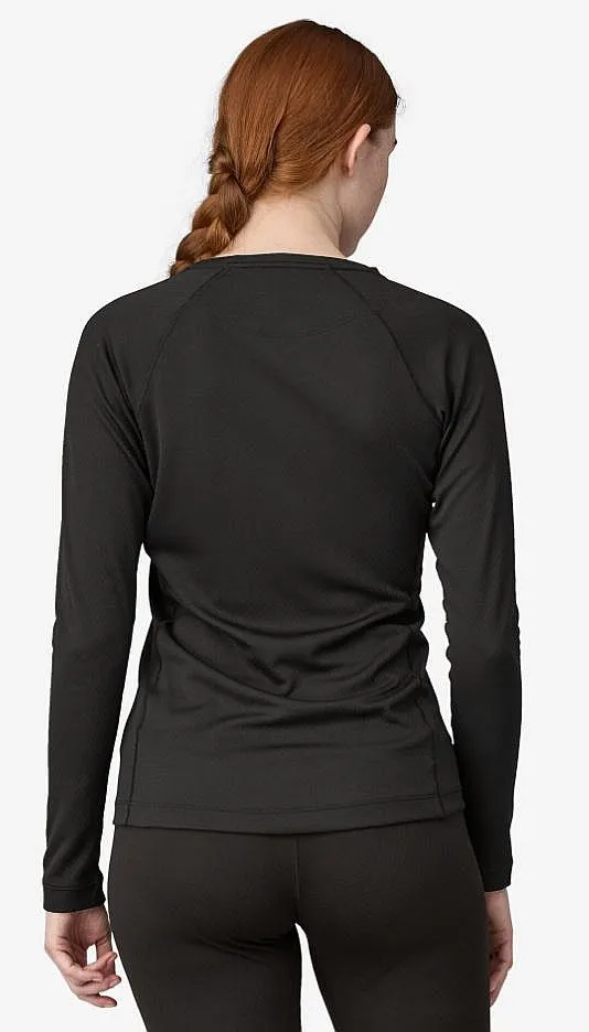 T-Shirt Patagonia Capilene Midweight Crew LS - Black - women´s