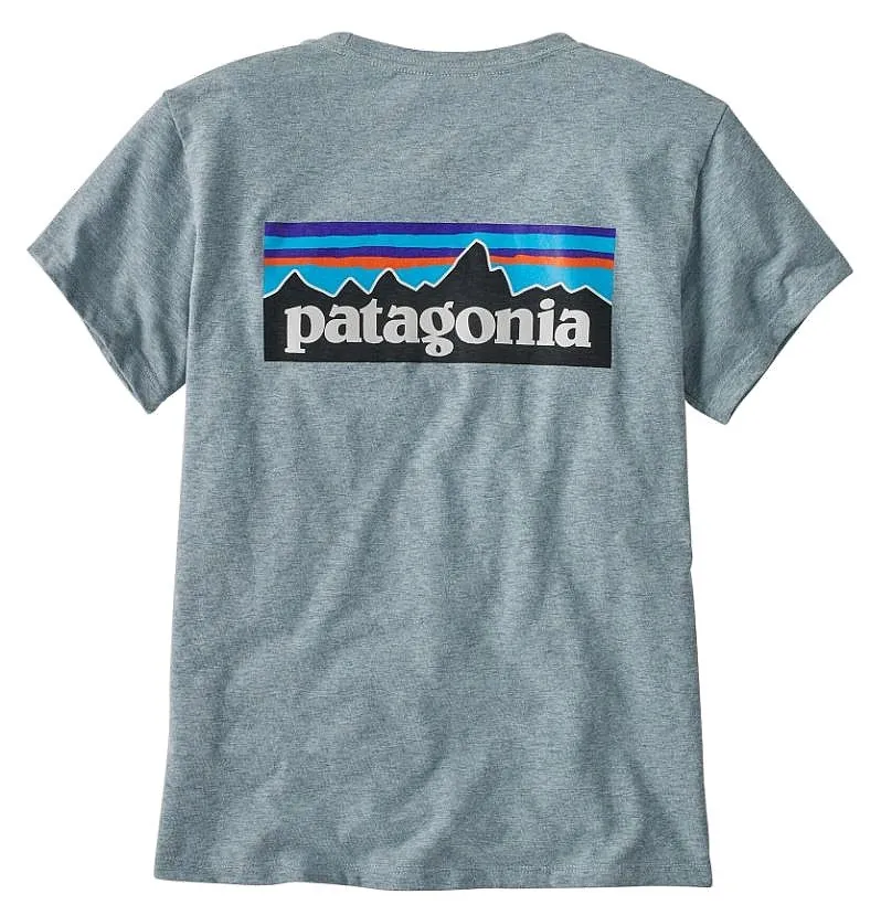 T-Shirt Patagonia P-6 Logo Responsibili - Thermal Blue - women´s