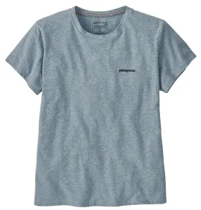 T-Shirt Patagonia P-6 Logo Responsibili - Thermal Blue - women´s