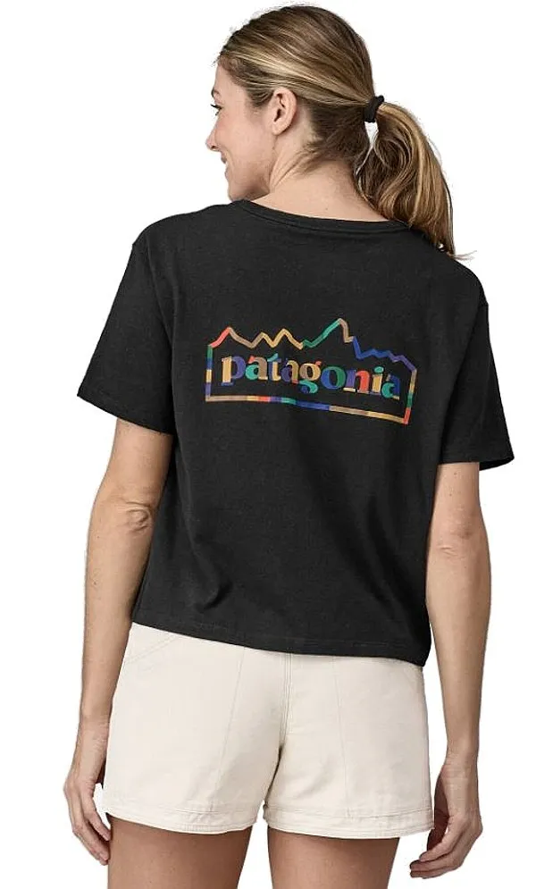 T-Shirt Patagonia Unity Fitz Easy Cut Responsibili - Ink Black - women´s