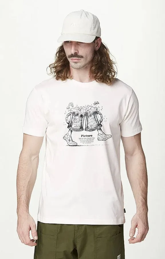 T-Shirt Picture D&S Beerfoot - Natural White - men´s