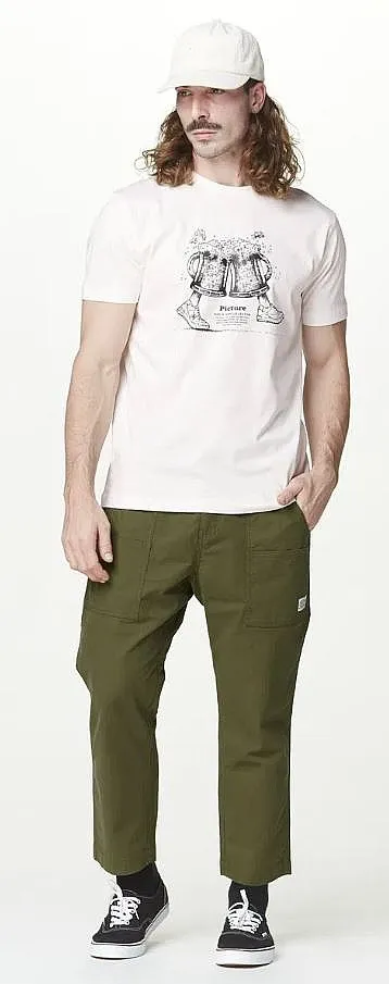 T-Shirt Picture D&S Beerfoot - Natural White - men´s