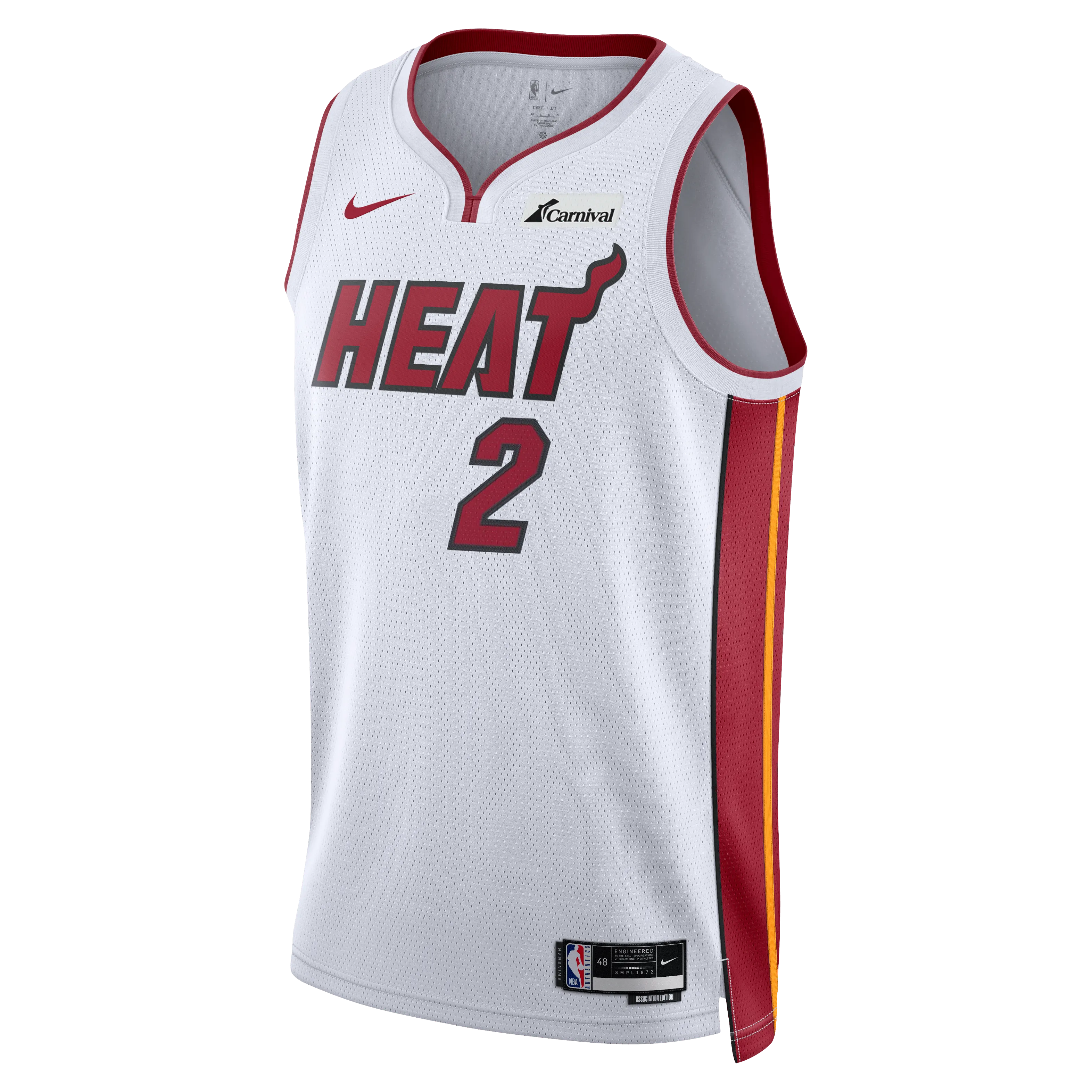 Terry Rozier III Nike Miami HEAT Association White Swingman Jersey