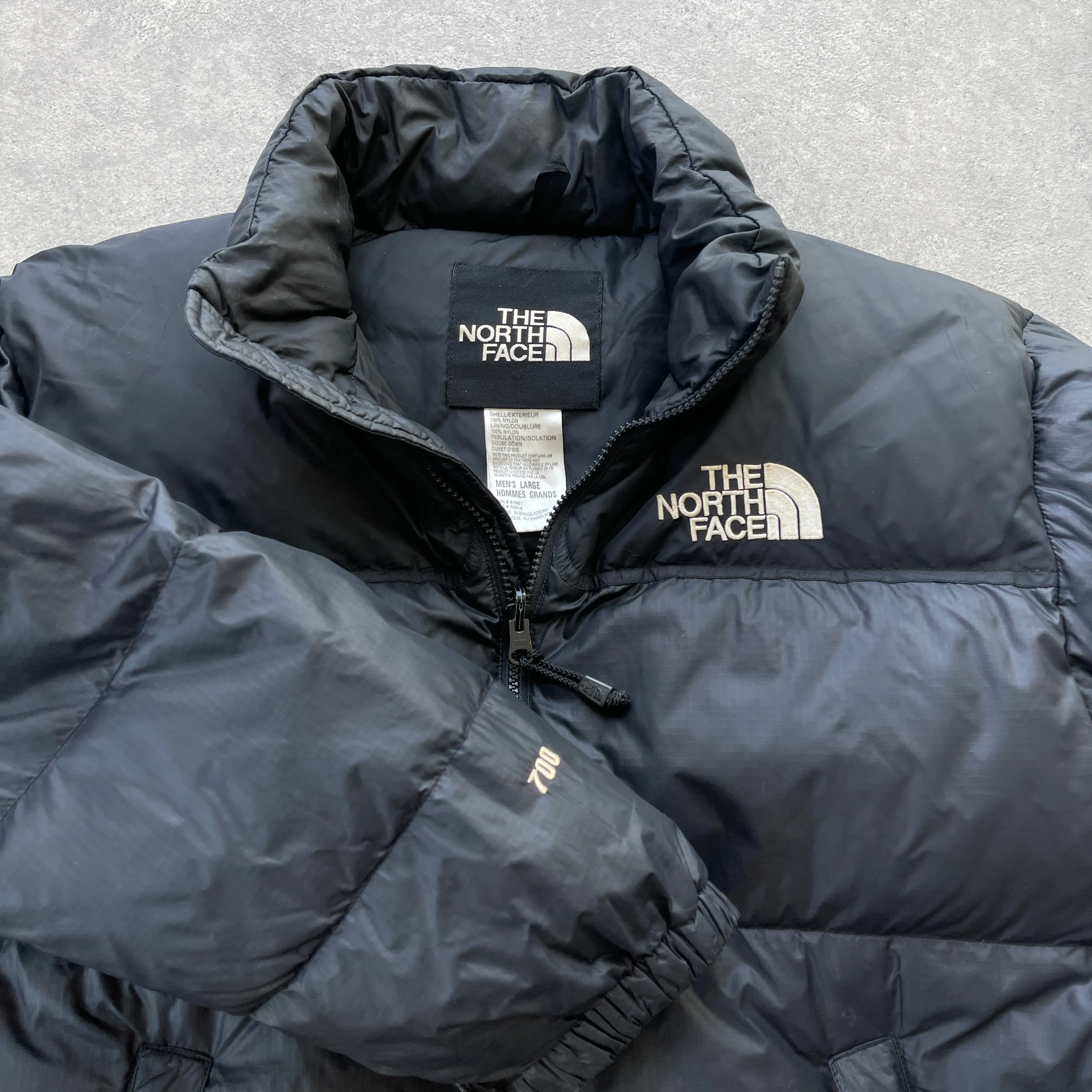 The North Face Nuptse 700 down fill puffer jacket (L)