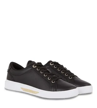 TOMMY HILFIGER COURT SNEAKER GOLD