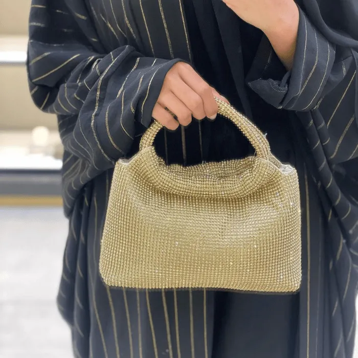 Top-handle Bag in Crystal Mesh AD 109