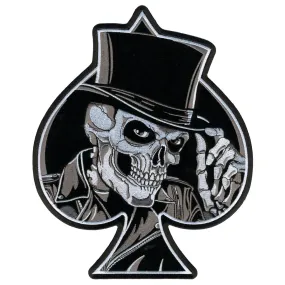 Top Hat skull in spade