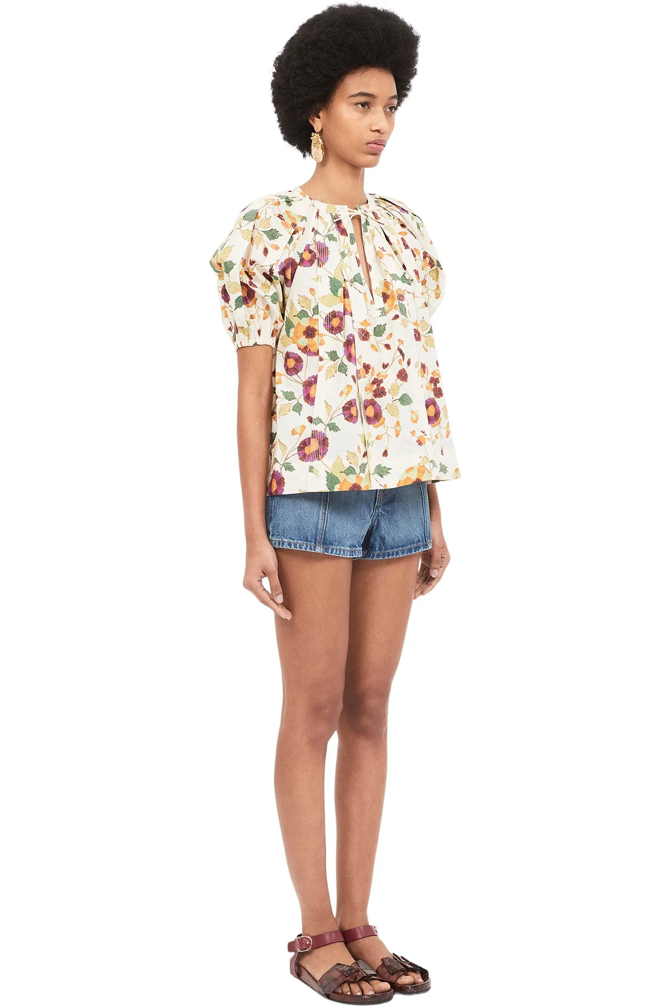 Ulla Johnson Loli Top in White Iris